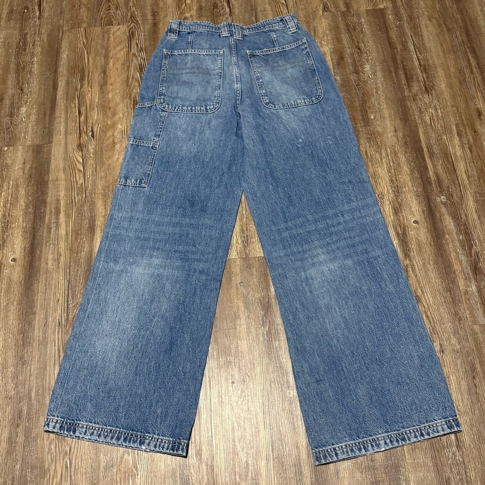 We The Free Haywire Jeans Women's 27 Baggy Wide Leg Barrel Fit in Vera Cruz Wash - Picture 6 of 7